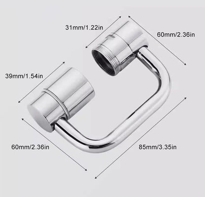 Universal Sink Faucet - 1080° Rotatable Faucet Aerator Extension