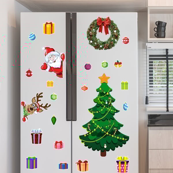 Christmas Themed Magnetic Sticker