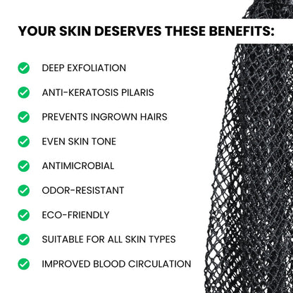 100% Authentic African Exfoliating Net Sponge