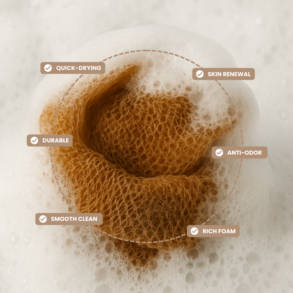 100% Authentic African Exfoliating Net Sponge