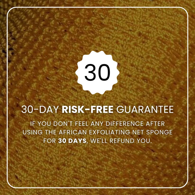 100% Authentic African Exfoliating Net Sponge