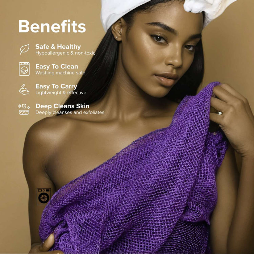 100% Authentic African Exfoliating Net Sponge