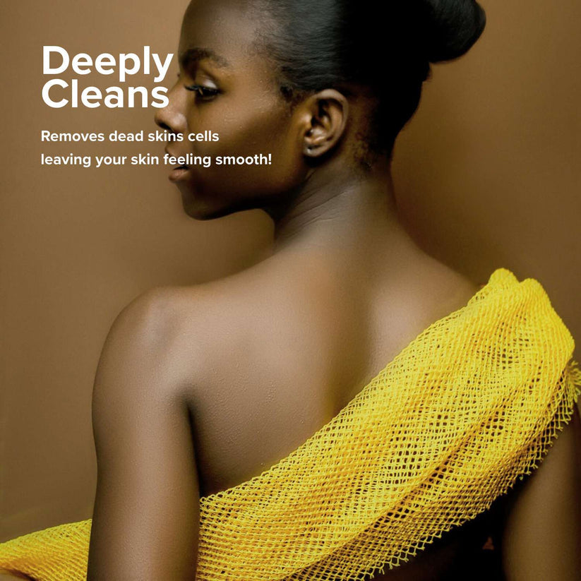 100% Authentic African Exfoliating Net Sponge