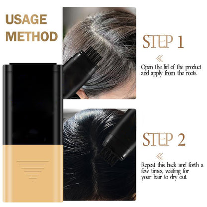 Hair Dye Pen - 10M,Quickly Covers White Hair at Temples & Roots