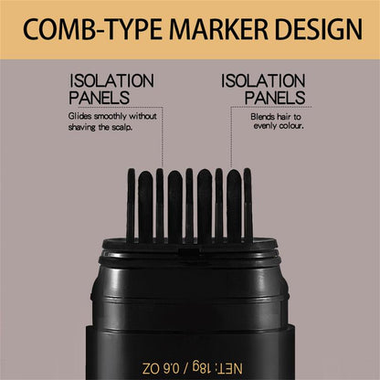 Hair Dye Pen - 10M,Quickly Covers White Hair at Temples & Roots