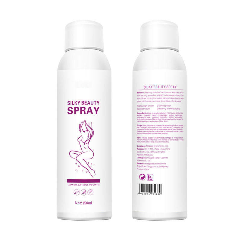 New Fast-Acting Silky Beauty Hair Removal Spray 150ml