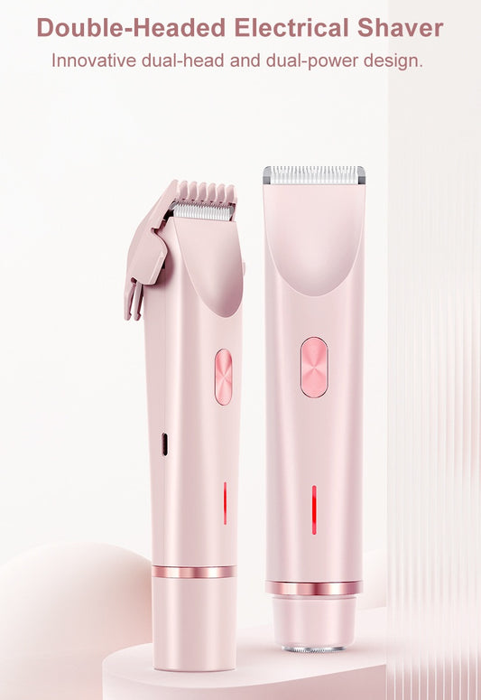 2-in-1 Painless Bikini Hair Trimmer