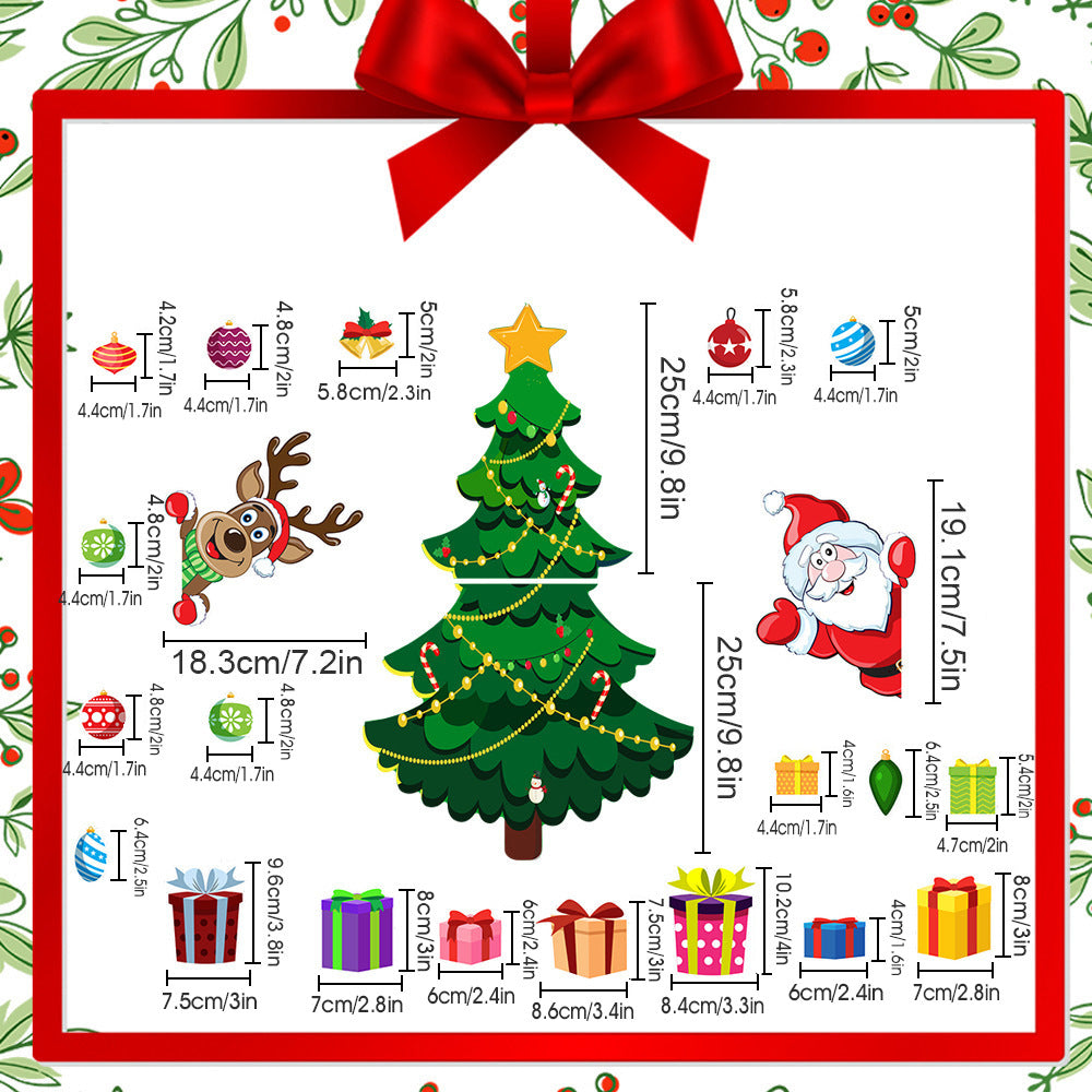 Christmas Themed Magnetic Sticker
