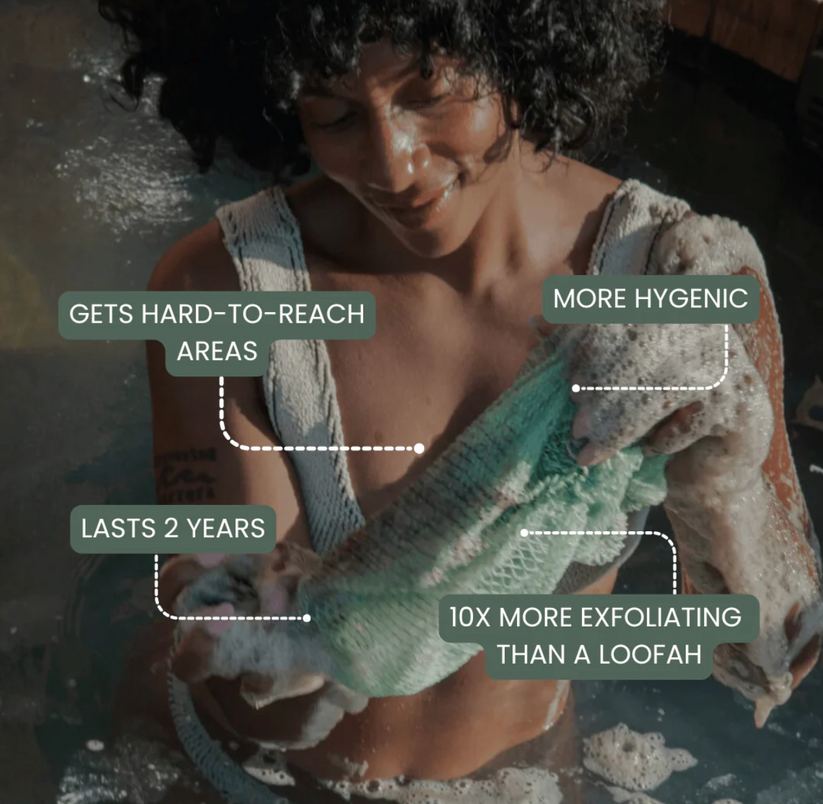 100% Authentic African Exfoliating Net Sponge