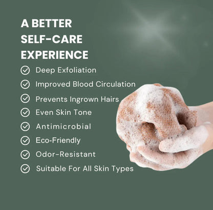 100% Authentic African Exfoliating Net Sponge