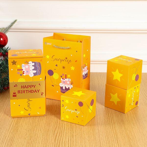 20 Bounces Surprise Gift Box Explosion Unique Folding Bouncing Red Envelope Cash Box