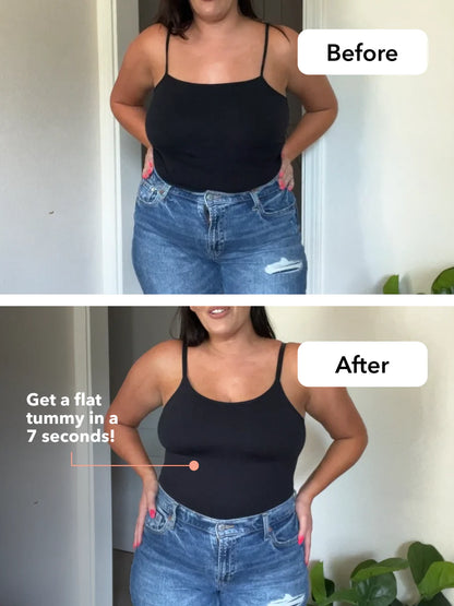 Scoop neck shapewear vest