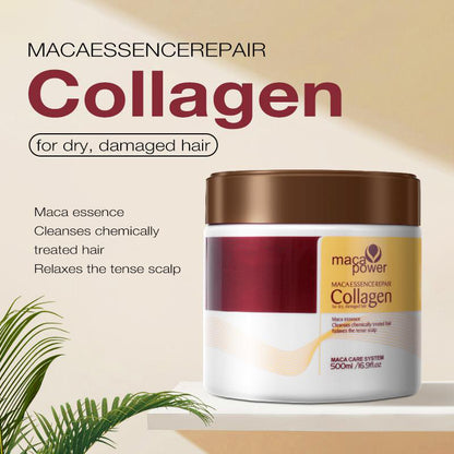 Collagen Hair Care Deep Moisturizing Repair Argan Oil Collagen Hair Mask Essence Suitable for all hair types
