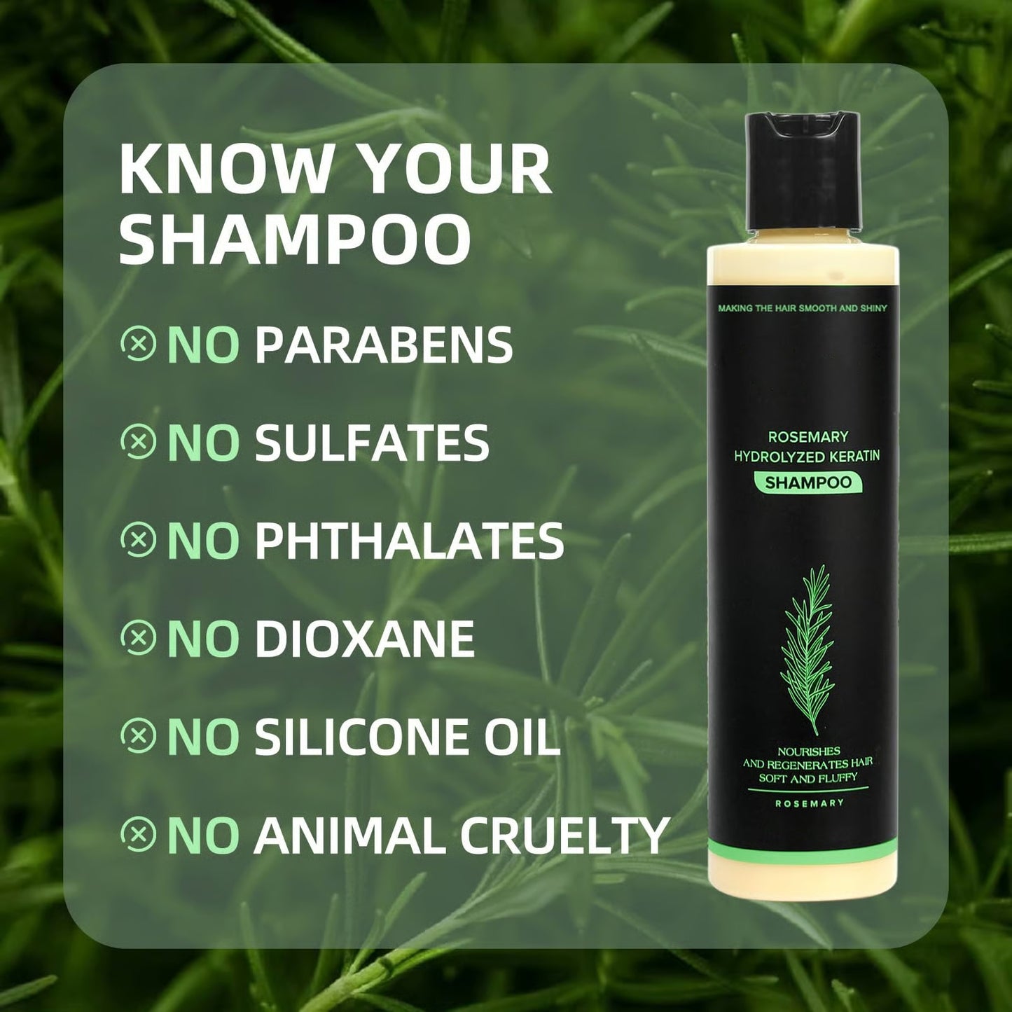 Organic Rosemary Hair Growth Shampoo