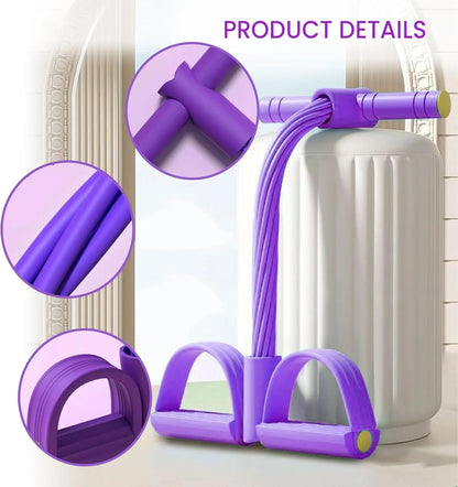 8-Tube Pedal Resistance Device