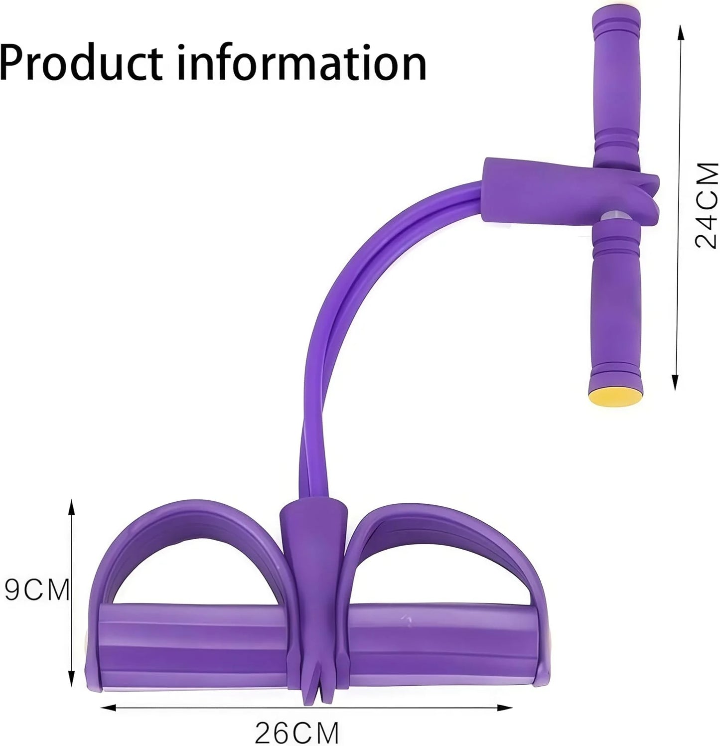 8-Tube Pedal Resistance Device