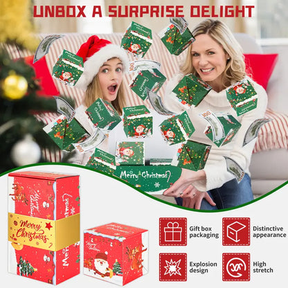 20 Bounces Surprise Gift Box Explosion Unique Folding Bouncing Red Envelope Cash Box