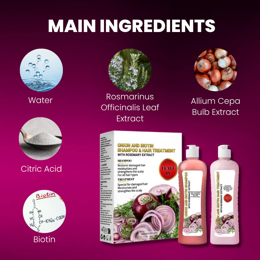 Onion Hair Care Set