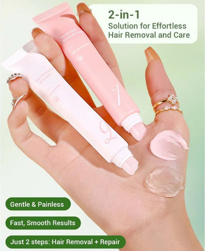 🔥Hair Removal Cream Kit for Women - 1 Set (Hair Remover + Repair)