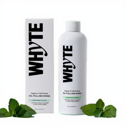 Spearmint Oil Pulling Rinse —Natural Oral Cleanse & Teeth Whitener💦