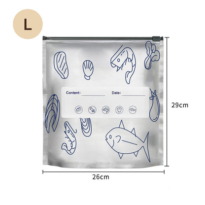 Reusable Aluminum Foil Sealable Storage Bags