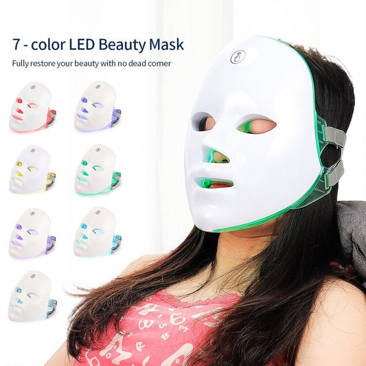 Red Light Therapy Facial Mask (+7 Beneficial Colors)