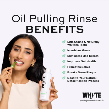 Spearmint Oil Pulling Rinse —Natural Oral Cleanse & Teeth Whitener💦