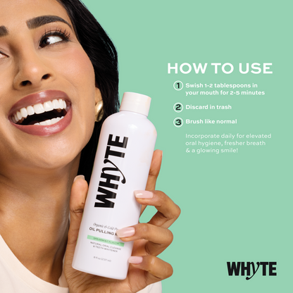 Spearmint Oil Pulling Rinse —Natural Oral Cleanse & Teeth Whitener💦